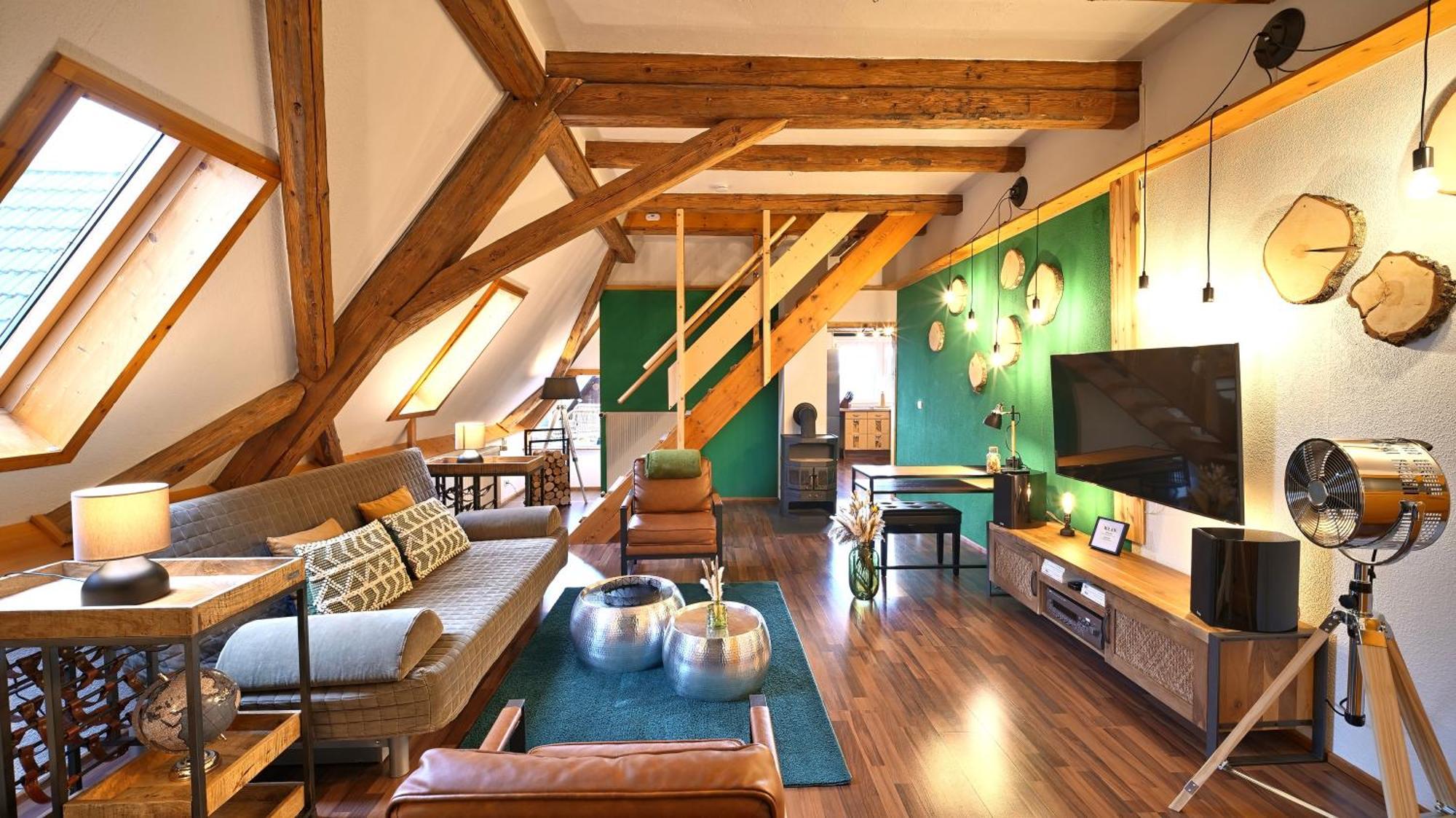 Green Loft Schwarzwald - Dach-Balkon--Musik-Ecke Fluorn-Winzeln 외부 사진